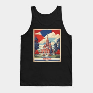 Tsentralnyi Park Russia Vintage Tourism Poster Tank Top